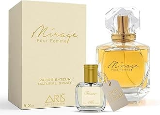 Mirage EDP by ARIS Eau de Parfum for Women – Long-Lasting Arabian-Inspired Luxurious Scent – 100ml Perfume Spray – Women’s Fragrance Comes with Extra 15ml Sample (Random Scent Included)