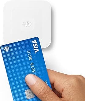 Square Bluetooth Contactless Card Reader (2nd generation) – Take contactless & card payments - accepts Chip & PIN, Debit and Credit Cards, Apple and Google Pay
