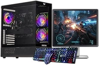 Veno Scorp Budget Gaming PC 19” Bundle Intel Core i3-8GB RAM - 500GB HDD – GTX 750 4GB NeonZilla ARGB Gaming Case - WINDOWS 11