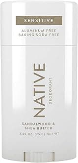 Natural Sensitive Native Sandalwood & Shea Butter Aluminum Free Deodorant, 2.65 oz