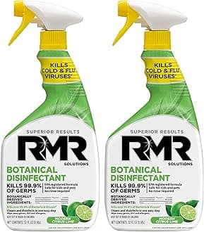 RMR Brands Botanical Disinfectant and Cleaner, Kills 99% of Household Bacteria and Viruses, EPA Registered, 2 Pack - 32 Fl Oz