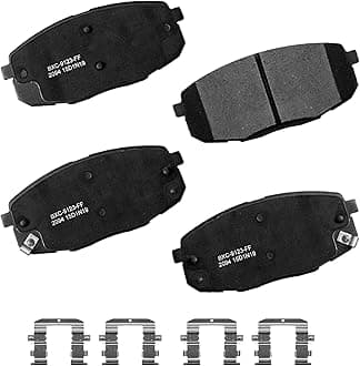Premium SBC2094 Ceramic Front Brake Pads for Hyundai Creta 2017, Elantra GT 2020-2018, Kona 2021-2018, Kona 2023, Kia Forte 2023-2019, Forte5 2022-2020, Seltos 2023-2020, Soul 2019-2014