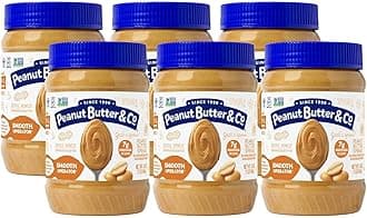 Smooth Operator Peanut Butter, 7g Protein, Non-GMO Project Verified, Gluten Free, Vegan, 16 Ounce (Pack of 6)