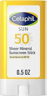 CETAPHIL | Mineral Sun Protection Face Stick | SPF 50 | Water Resistant | With Vitamin E | Suitable for Sensitive Skin | 14g