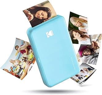 KODAKMini 2 HD Wireless Mobile Instant Photo Printer with 4Pass Patented Printing Technology, Compatible with iOS and Android Devices - Blue