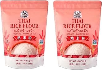 52USA Thai Rice Flour 32 Ounce (Basic), 2 Pound (Pack of 2), Rice Flour for Baking or Cooking, Product of Thailand, All Natural White Rice Flour, Vegan