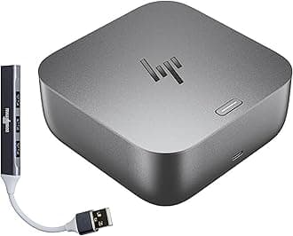 100W G6 Thunderbolt 4 Dock 9X472UT#ABA Port Replicator Bundle w/Dockztorm Hub (Universal Thunderbolt/USB-C Docking Station, Single Cable for Charging, Data Transfers to Any Brand Laptop)