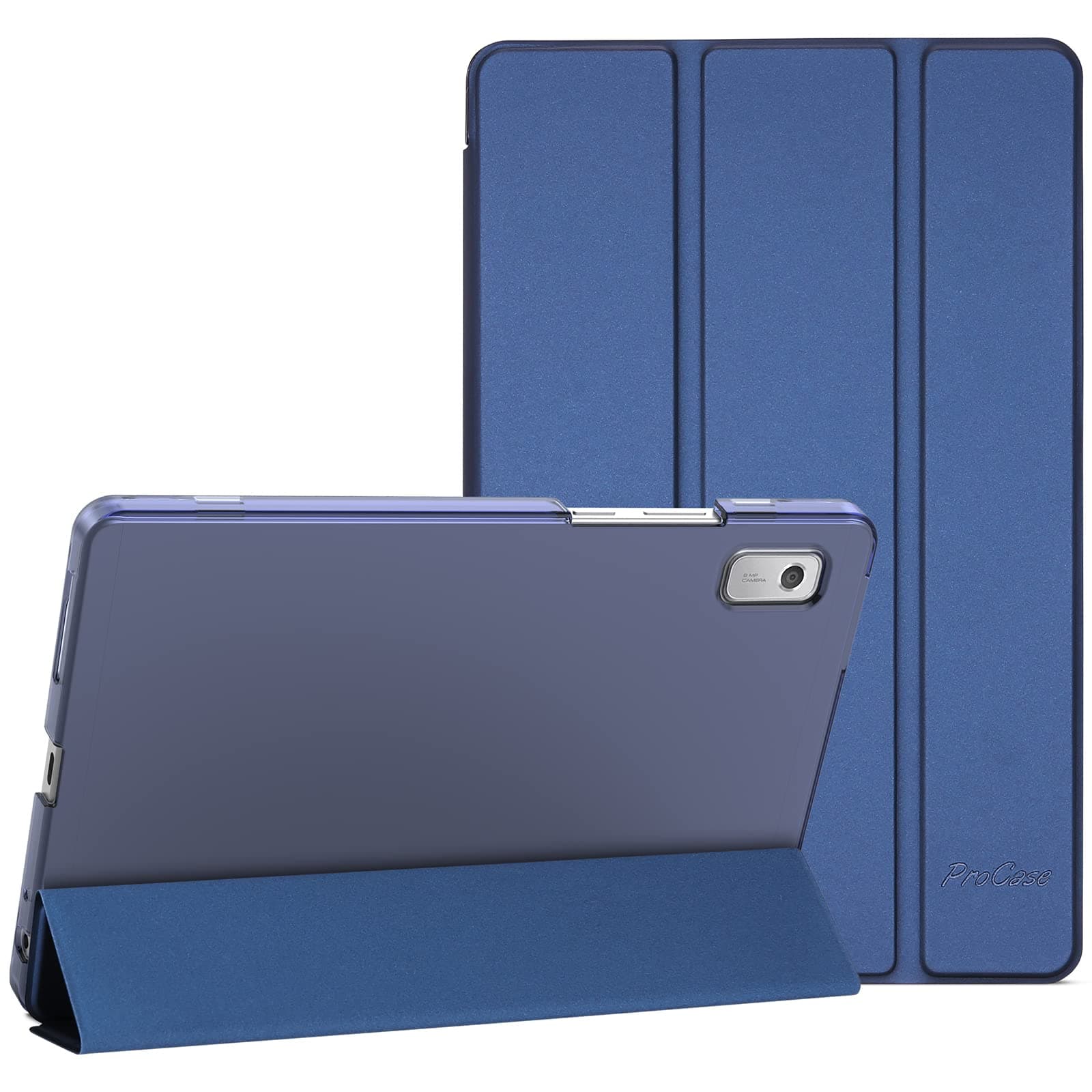 ProCase for Lenovo Tab M9 Case 9 Inch 2023, Slim Stand Hard Back Shell Protective Smart Cover Case for Lenovo Tab M9 9" 2023 Release -Navy