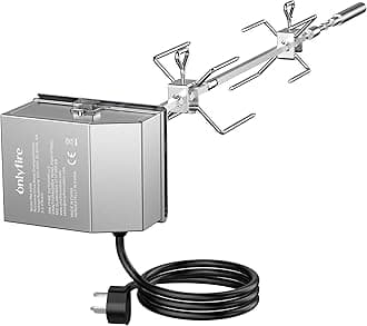 BRK-6045 Stainless Steel Grill Rotisserie Kit with 18KG UK motor for Weber Spirit I&II 200/300 Series Gas Grills and Spirit 2/3 burner Gas Grills(2025)