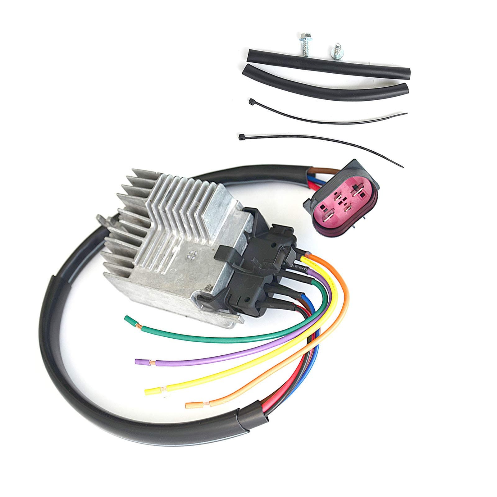 8E0959501AG Blower Fan Resistor Module Replacement for 2002-2006 Audi A4 A6 Quattro Cooling Radiator Fan Control Unit 8E0-959-501-AG SCSN