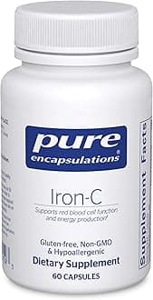 Pure EncapsulationsIron-C - Hypoallergenic Supplement Supports Optimal Muscle Function* - 60 Capsules