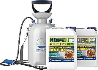 – NOPE! CP Bed Bug Killer Spray Treatment (2 x 5 Litre & Sprayer) - Odourless & Non-Staining, Extended Residual Kill up to 3 Months for mattress, bed frames, furniture