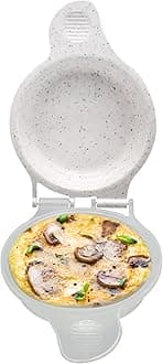 Good Living Microwave Egg Muffin Breakfast Sandwich Pan for Eggs in a Minute or Less, 1-pack