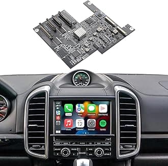 ISUDAR PCM 3.1 Wireless Carplay & Android Auto Module for Porsche Panamera Cayenne Macan Cayman Boxster 911 718 Support Reverse Camera Parking Sensor Mirror Link Steering Wheel Control