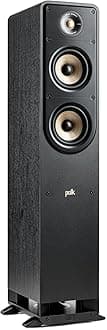 Polk Audio Signature Elite ES50 High-Resolution HiFi Floorstanding Speaker for Home Cinema, Compatible with Dolby Atmos and DTS: X (One Piece), Black, 22.86 x 27.94 x 93.98 cm, 14.51 Kilograms