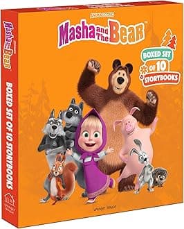 Masha and The Bear Story Books (Set of 10 Story Books)