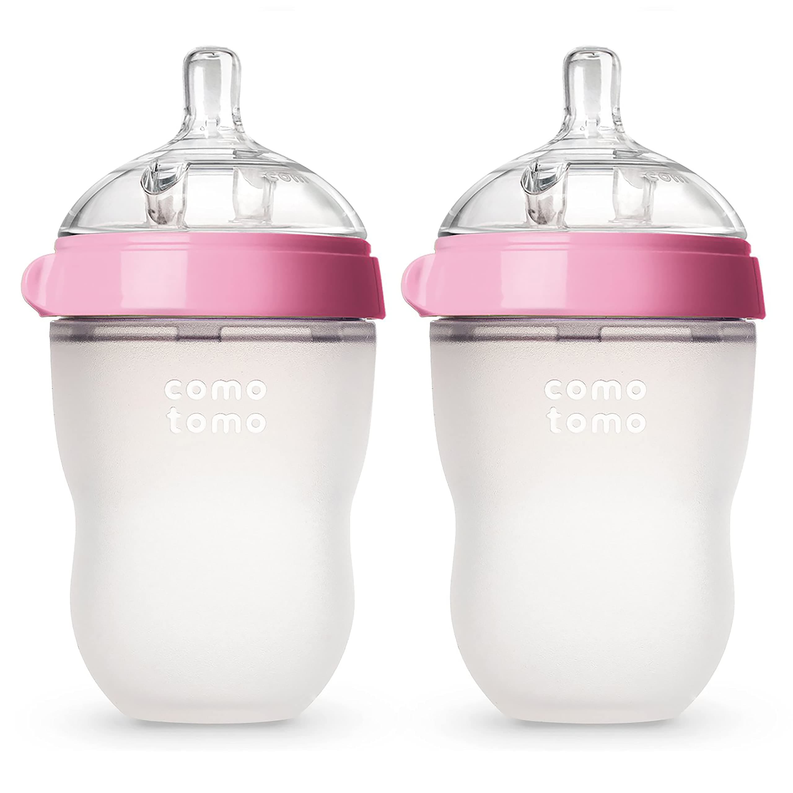 Como Tomo 250ml Baby Bottle (Pink)