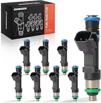 A-Premium Set of 8 Fuel Injectors Compatible with Ford Crown Victoria 2006-2011 & Lincoln Town Car 2006-2011 & Mercury Grand Marquis 2006-2011, 4.6L, Replace# 0280158089