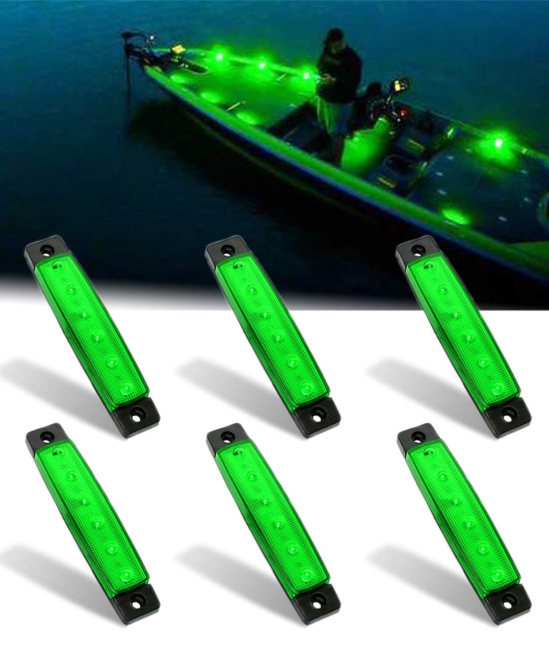 Boat Interior Lights Green