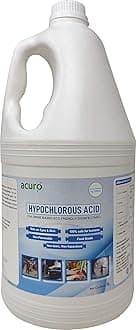 HYPOCHLOROUS Acid 500ppm: DRDO Recommended & EPA Approved Eco Friendly All-Purpose Disinfectant for Human Skin, Vehicles, Fruits & Vegetables & Drinking Water | Safe for Skin (5 LTR)