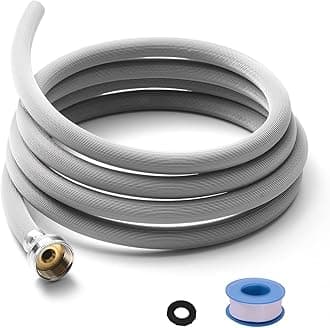 Dehumidifier Hose for Drainage 3/4" FHT, with Premium Brass Connectors (13FT)