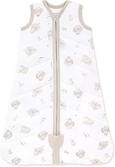 Burt's Bees Baby Beekeeper Infant Wearable Blanket, 100% Organic Cotton Unisex, Girl, Boy Swaddle Transition Sack - Light Weight 0.5 TOG or Medium Weight 1.5 TOG - Newborn Essentials Sleep Clothes,