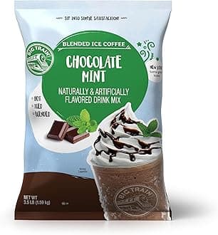 Big Train Chocolate Mint Blended Ice Coffee Beverage Mix, 3.5 Pound (Pack of 1)