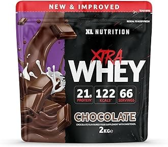 Whey Protein Powder | High Protein, Low Carbohydrates | 67 Servings, 2kg | Suitable for Vegetarians | Ideal for Muscle Building, Recovery Support (Milk Chocolate)