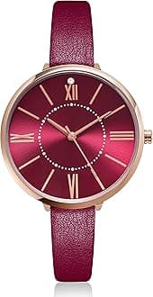 Womens Watches Leather Quartz Watch Waterproof Fashion Wristwatch for Women Ladies Girls