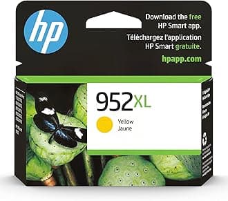 952XL Yellow High-yield Ink Cartridge | Works with HP OfficeJet 8702, HP OfficeJet Pro 7720, 7740, 8210, 8710, 8720, 8730, 8740 Series | Eligible for Instant Ink | L0S67AN