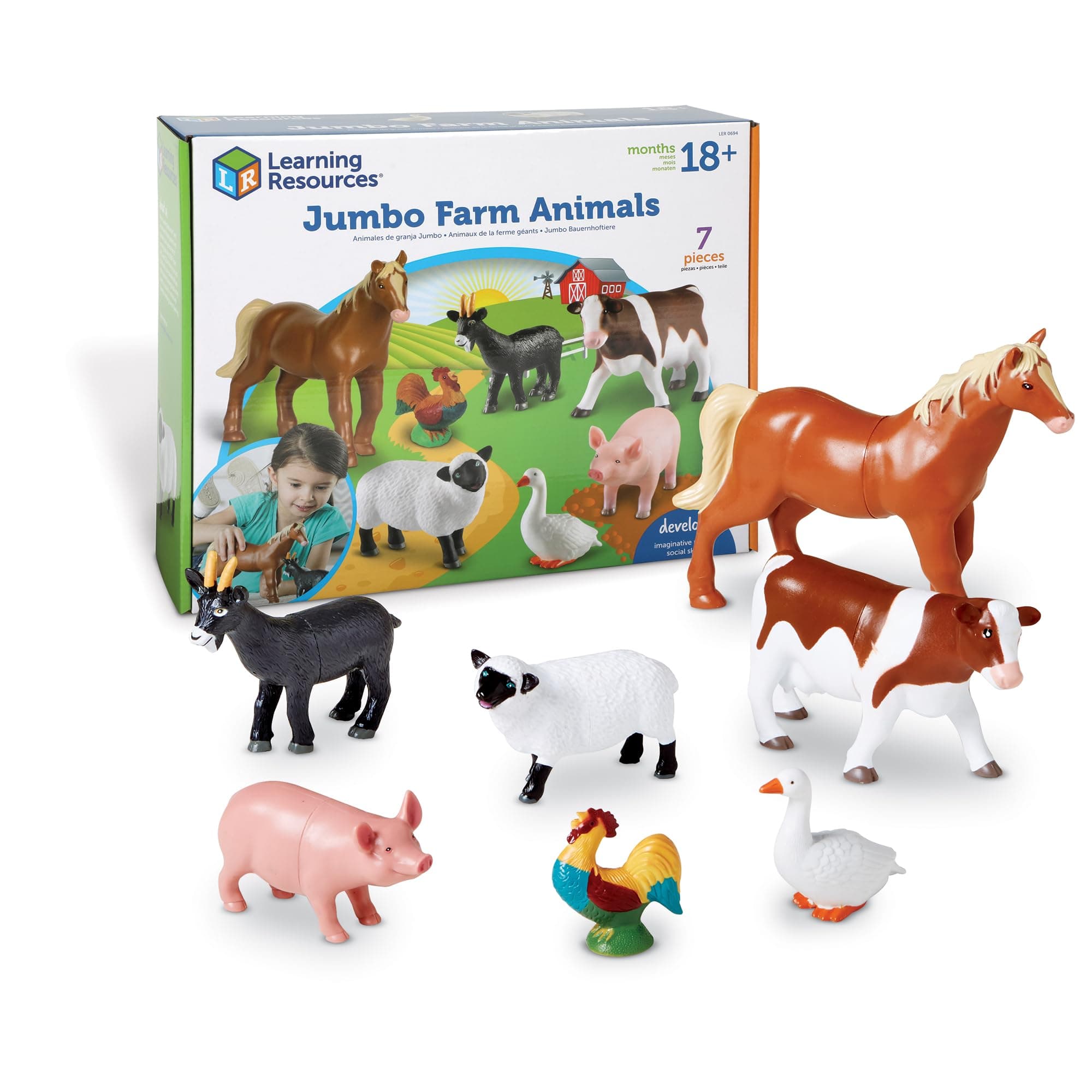 – Learning Resources Jumbo Farm Animals