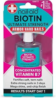 NAIL-AID Biotin Ultimate Strength, Clear, 0.55 Fluid Ounce