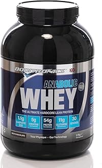 – Boditronics Anabolic Whey Ultimate Muscle Building Whey Protein Powder with High Protein, D-Aspartic Acid, 5g Creatine, BCAA, and High Levels of L-Glutamine Protein Shakes (2.1 kg, Rich Chocolate)