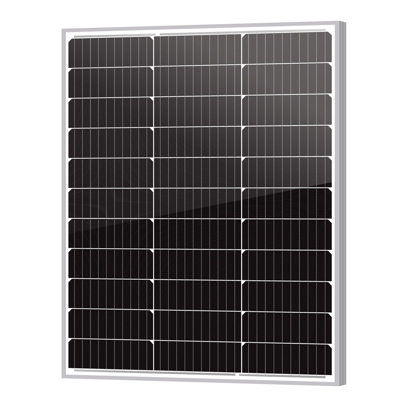 Newpowa 80W(Watt) Solar Panel Monocrystalline 12V 10BB High Efficiency PV Module High-Efficiency Battery Maintainer Power for Battery Charging of Boat RV Camper SUV and Other Off-Grid Applications