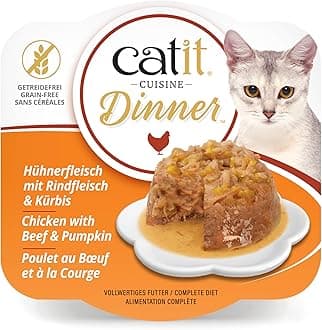 Catit Chicken Dinner with Beef & Pumpkin – Hydrating and Healthy Wet Cat Food for Cats of All Ages