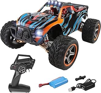 WLtoys 104009 RC Truck, 1:10 Scale 4WD Off-Road Car, 2.4GHz 45KM/H High Speed, All Terrains Electric Toy Vehicle for Adults