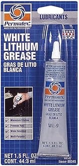 80345 White Lithium Grease, 1.5 oz.