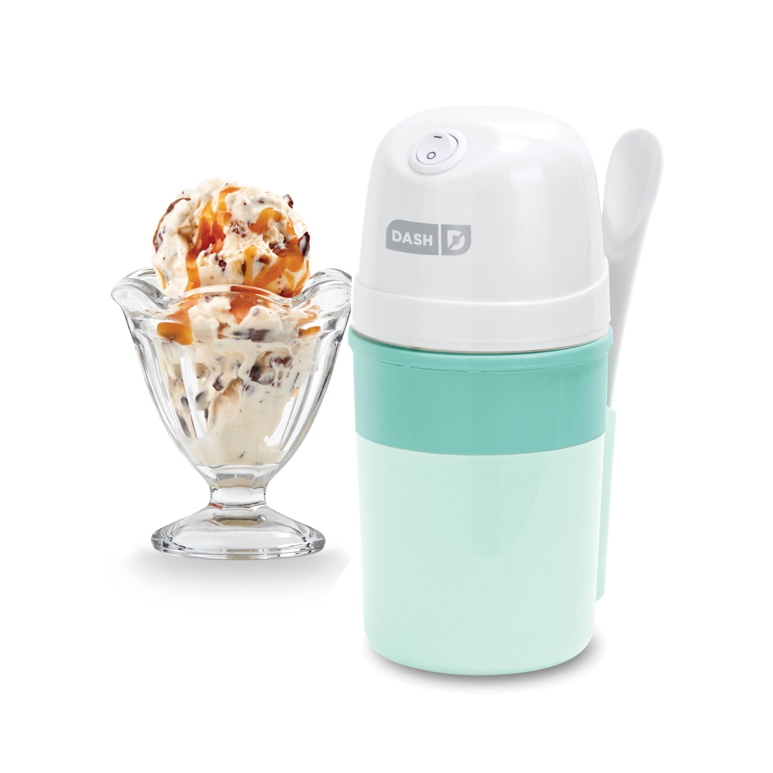 My Pint Ice Cream Maker - Compact & Convenient Single-Serving Ice Cream Maker - Makes Gelato, Sorbet & Frozen Yogurt - 1.6 Cups, Aqua