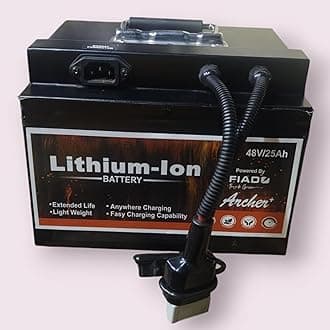 - 48V Lithium-Ion (NMC) Battery – 14S Lightweight, Long-Lasting Battery Pack for Electric Vehicles (1, 48V/25Ah) | 1-Year Warranty