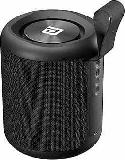 SoundDrum P 20W Portable Bluetooth Speaker with 6-7 hrs Playback Time, Handsfree Calling, USB Slot, Aux-in Port, Type C Charging (Black)