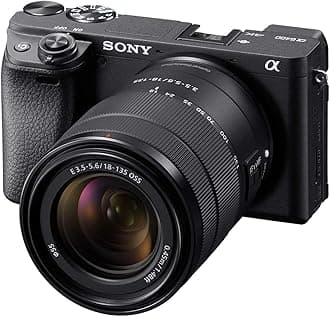 Sony a6400 Mirrorless Interchangeable-Lens Camera with 18-135mm Lens (Black)