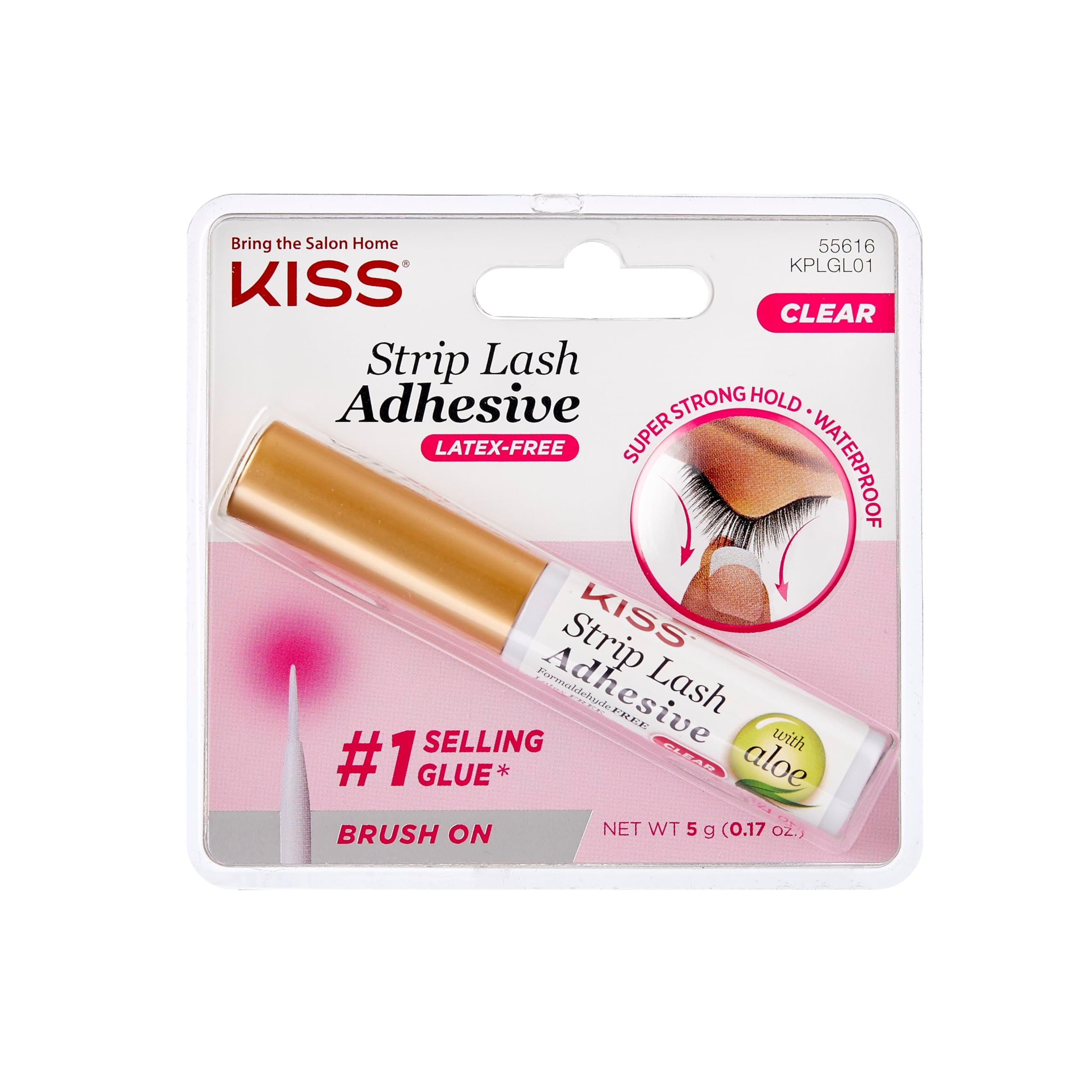 Kiss Strip Lash Adhesive Clear (4 Pack)