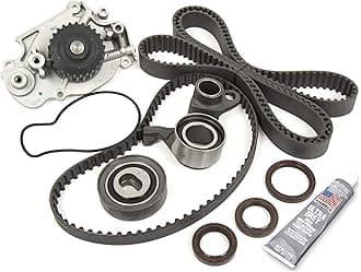 Evergreen TBKWP226 Timing Belt Kit Water Pump Compatible With 93-01 Honda Prelude 2.2 VTEC DOHC H22A1 H22A4