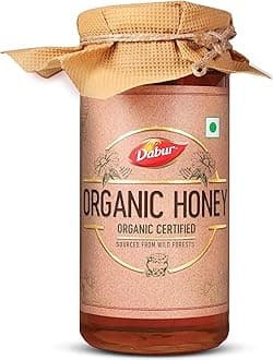 Organic Honey - 500g | 100% Pure and Natural | NPOP Organic Certified | Raw, Unprocessed & Unpasteurized Honey | No Sugar Adulteration