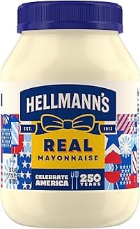 Hellmann's Mayonnaise Real Mayo 1 ct For A Creamy Sandwich Spread or Condiment Rich in Omega-3 ALA, Gluten Free 30 oz