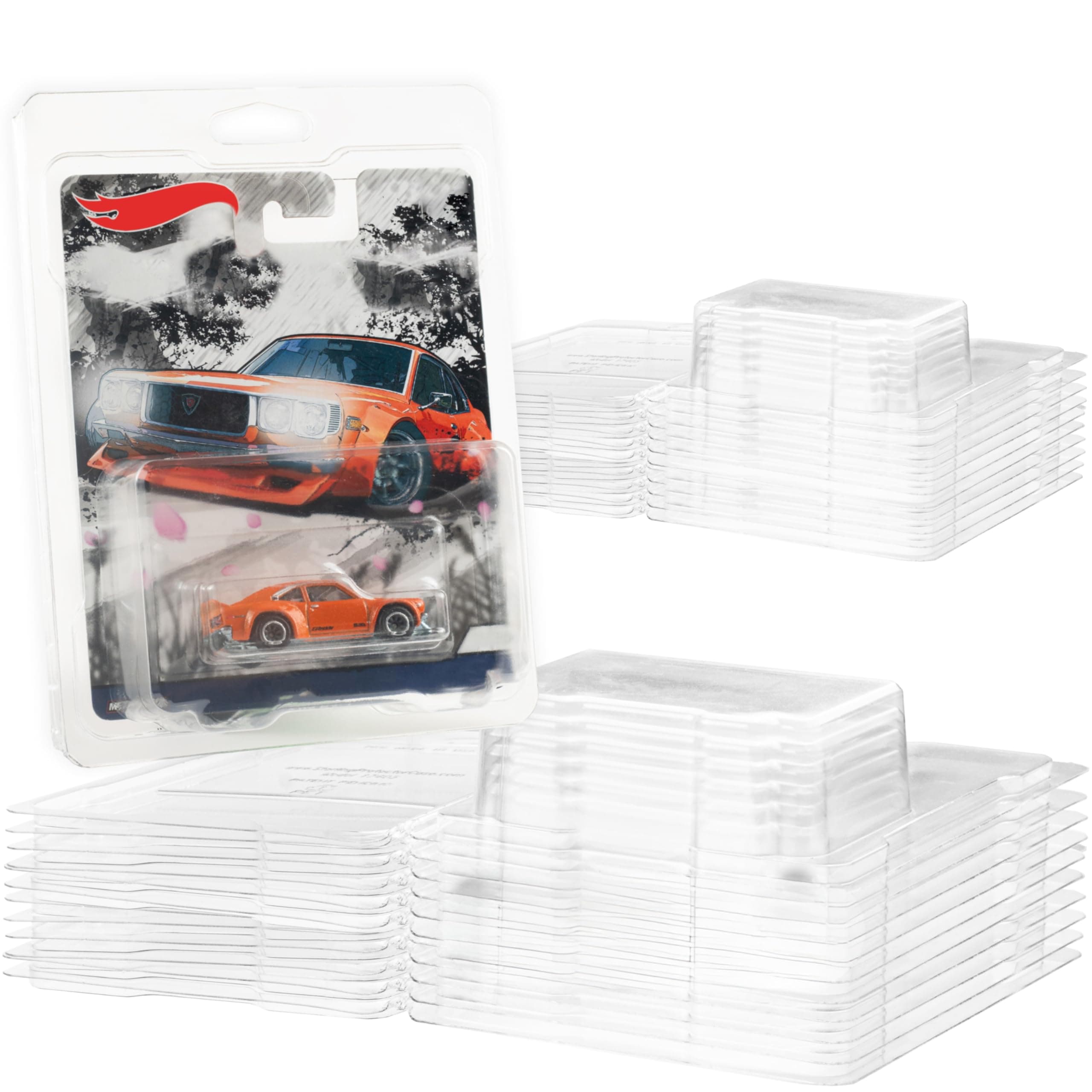 Sterling Protector Case Model 17403 Premium Line 20 Pack for Hot Wheels Premium Diecast, Fits Card Size 6.5 x 5.25 inches Durable Acid-Free Clear Storage Clamshell