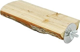 Niteangel Parrot Cage Perch, Wooden Platform for Birds (1 Pack)