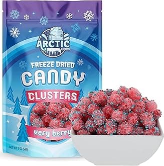 Freeze Dried Candy Clusters Candies 2oz Bagged and Boxed (Very Berry)