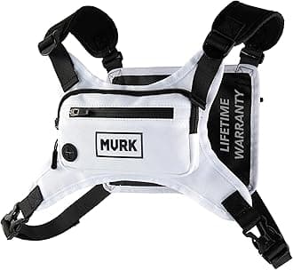 MVRK Water Resistant Running Vest Chest Pack, Phone Holder for Running, Lightweight Training Pack with Reflective Detail