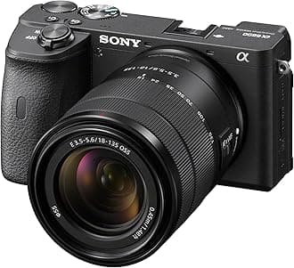 Sony Alpha A6600 Mirrorless Camera with 18-135mm Zoom Lens (Renewed)